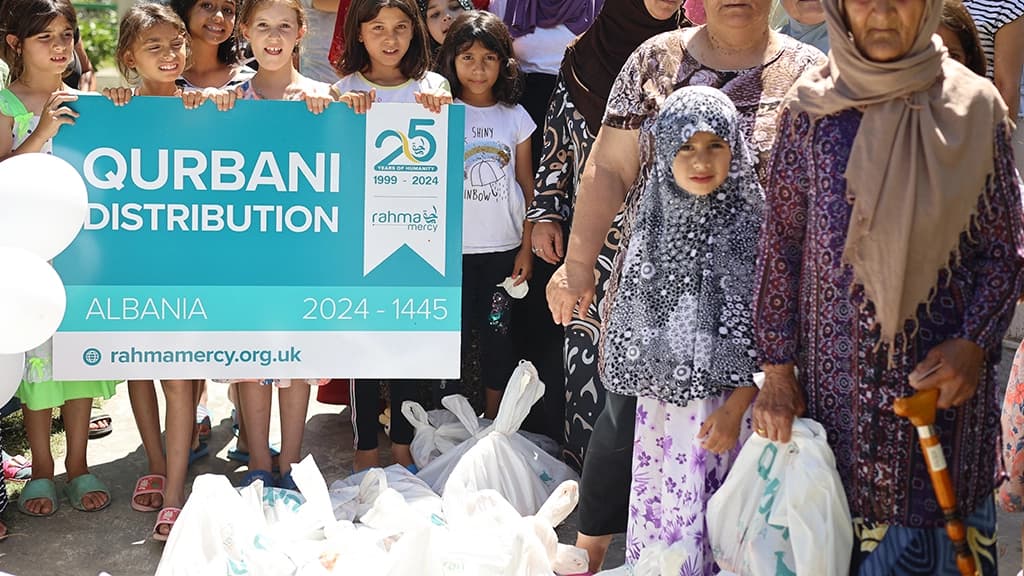 Qurbani meat prepared for distribution